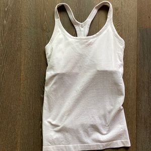 White Lululemon tank